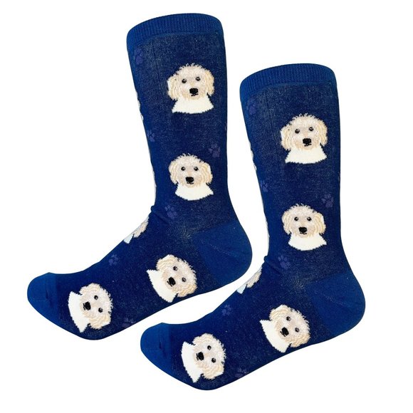 Sock Daddy Accessories - Fundraiser - Goldendoodle - Fun Unisex Socks - Crazy Pet Lover